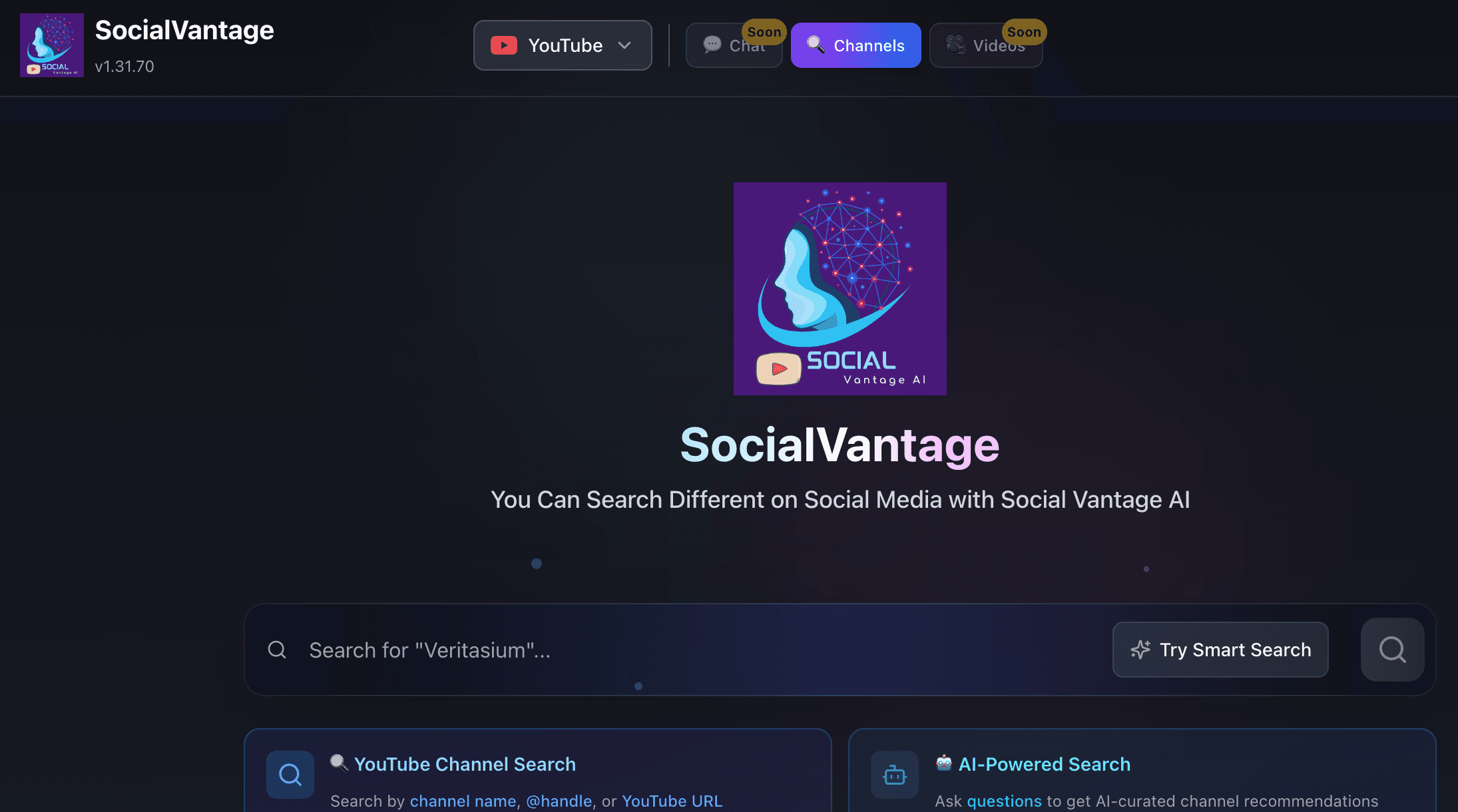 Social Vantage AI: AI-Powered Cross-Platform Social Search & Insight